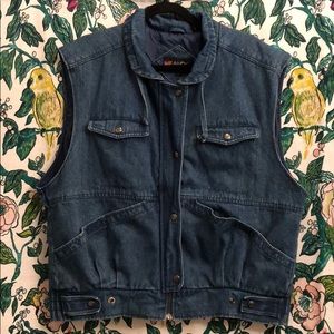 Vintage 90’s Andy Johns Denim Jacket Vest